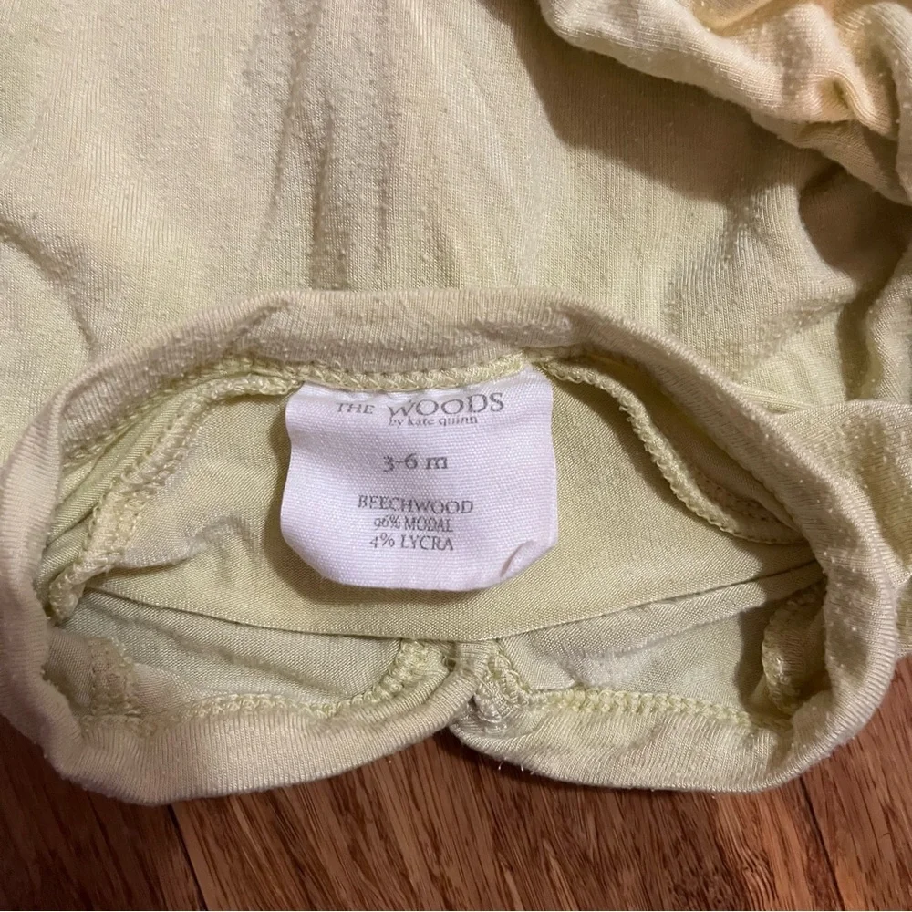 Kate Quinn Light Yellow Kids One Piece Bodysuit - Picture 3 of 4
